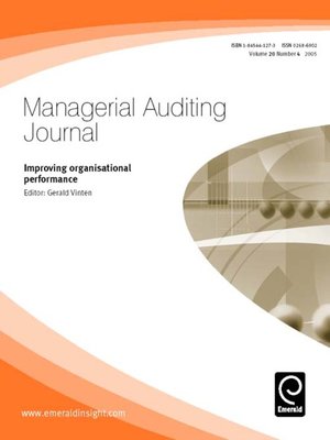 cover image of Managerial Auditing Journal, Volume 20, Issue 4